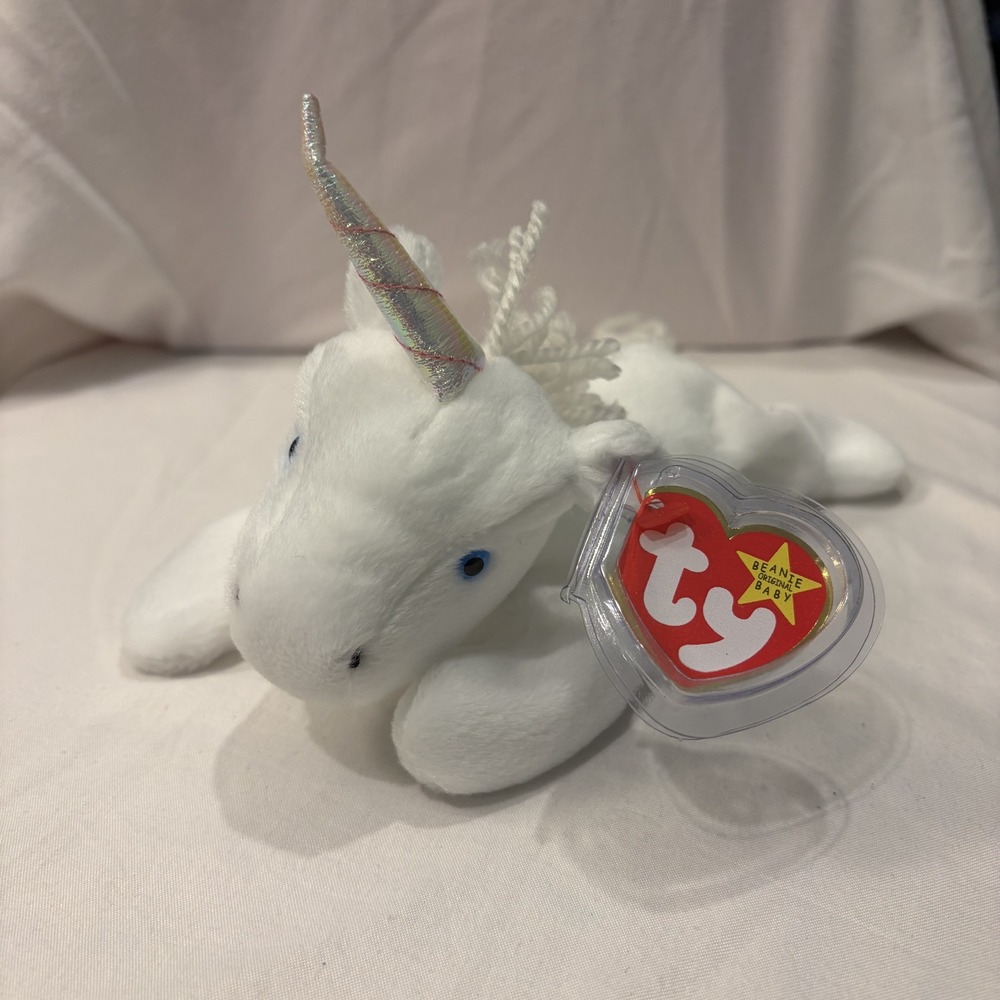 Ty Beanie Baby Magic Unicorn 1995 Mint w Tag Stored in Protector